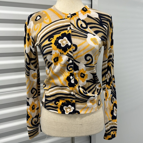 Lilly Pulitzer Floral Button Up Cotton Cardigan - XS - Picture 3 of 15